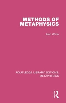 Methods of Metaphysics book