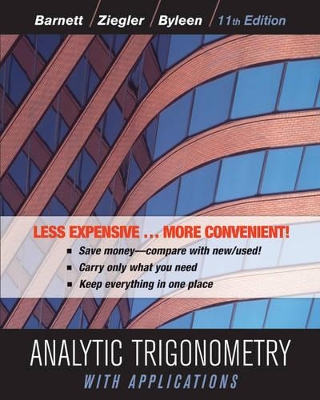 Analytic Trigonometry with Applications 11E Binder Ready Version + WileyPlus Registration Card by Raymond A. Barnett