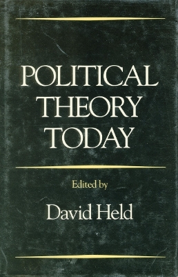 Political Theory Today book