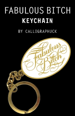 Fabulous Bitch Keychain book