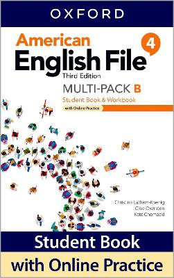 American English File: Level 4: Student Book/Workbook Multi-Pack B with Online Practice book