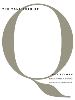 Yale Book of Quotations book