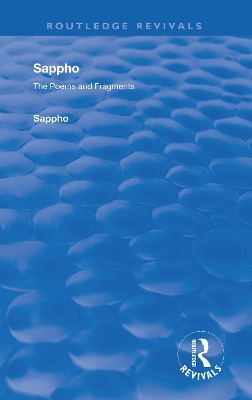 Revival: Sappho - Poems and Fragments (1926) book