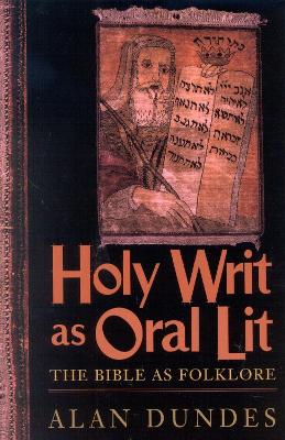 Holy Writ as Oral Lit book
