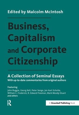 Business, Capitalism and Corporate Citizenship by Malcolm McIntosh