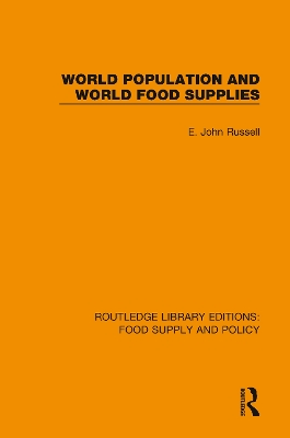 World Population and World Food Supplies book
