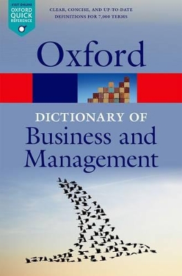 Dictionary of Business and Management book