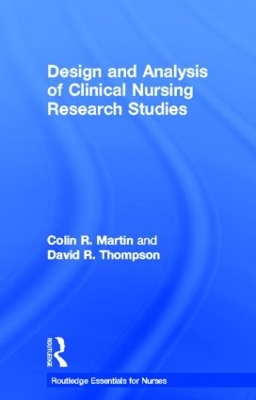 Design and Analysis of Clinical Nursing Research Studies book