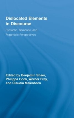 Dislocated Elements in Discourse book