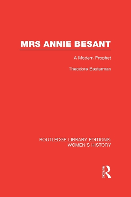 Mrs Annie Besant book