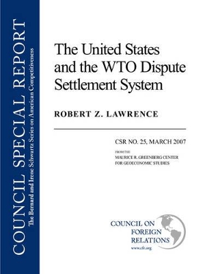 United States and the WTO Dispute System book