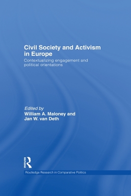 Civil Society and Activism in Europe: Contextualizing engagement and political orientations book