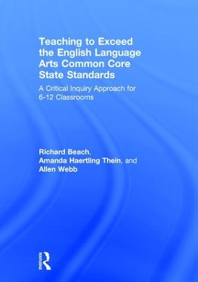 Teaching to Exceed the English Language Arts Common Core State Standards book