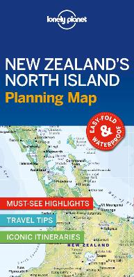 Lonely Planet New Zealand's North Island Planning Map book