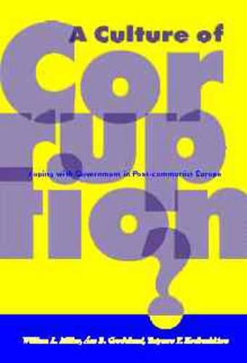Culture of Corruption book