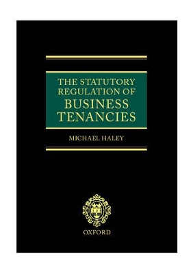 Statutory Regulation of Business Tenancies book