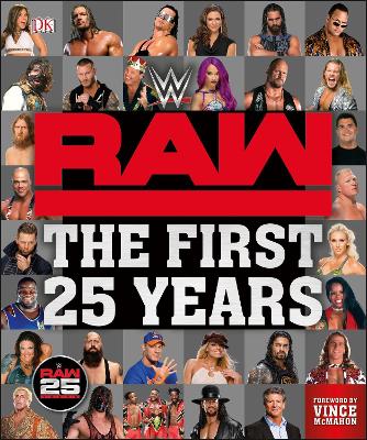 WWE RAW The First 25 Years book