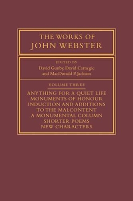 Works of John Webster: Volume 3 book