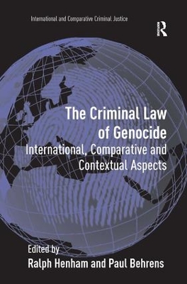 Criminal Law of Genocide book