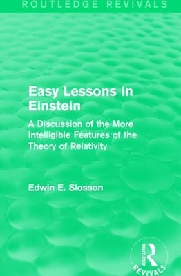 : Easy Lessons in Einstein (1922) by Edwin E. Slosson