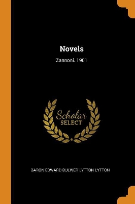 Novels: Zannoni. 1901 book