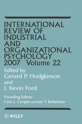 International Review of Industrial and Organizational Psychology 2007 book