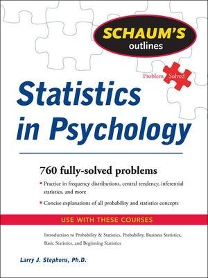 Schaum's Outline of Statistics in Psychology book