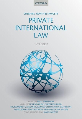 Cheshire, North & Fawcett: Private International Law by Paul Torremans