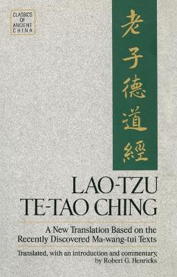 Lao Tzu Te Tao Ching book