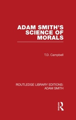 Adam Smith's Science of Morals book