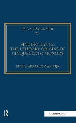 Singing Dante book