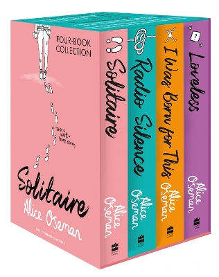 Alice Oseman Four-Book Collection Box Set (Solitaire, Radio Silence, I Was Born For This, Loveless) book
