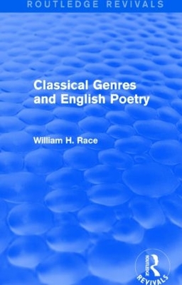 Classical Genres and English Poetry book