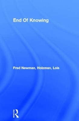 End of Knowing book