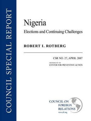 Nigeria by Robert I. Rotberg