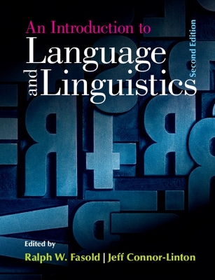 Introduction to Language and Linguistics book