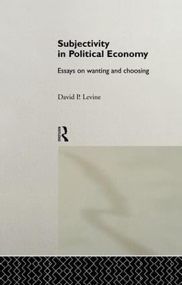 Subjectivity in Political Economy book