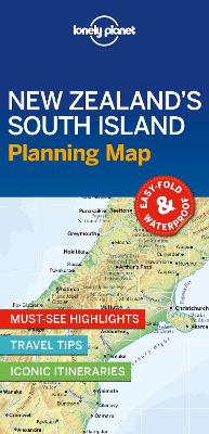 Lonely Planet New Zealand's South Island Planning Map by Lonely Planet