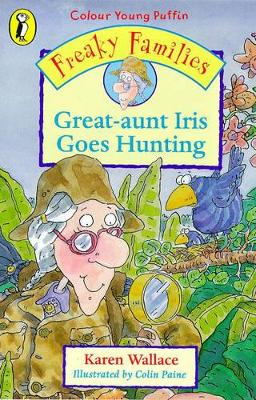 COLOUR YOUNG PUFFIN GREAT AUNT IRIS GOES HUNTING book