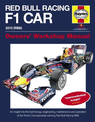 Red Bull Racing F1 Car Manual book