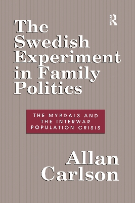Swedish Experiment in Family Politics book