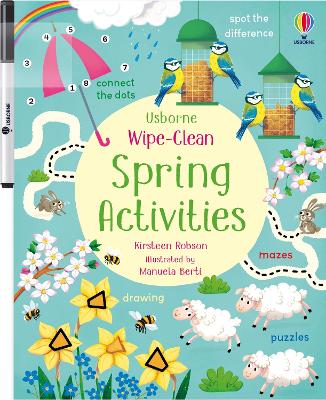 Wipe-Clean Spring Activities book