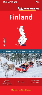 Finland - Michelin National Map 754: Map book