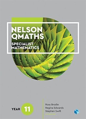 Nelson QMaths 11 Mathematics Specialist Student Book with 4 Access Codes book