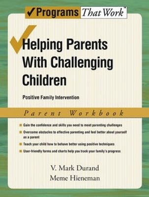 Helping Parents with Challenging Children: Parent Workbook book