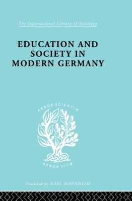 Education & Society in Modern Germany book