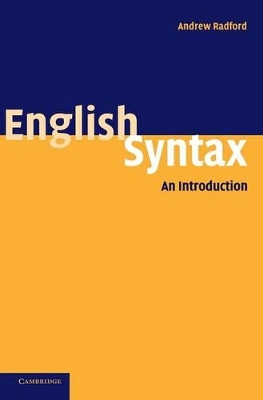 English Syntax book