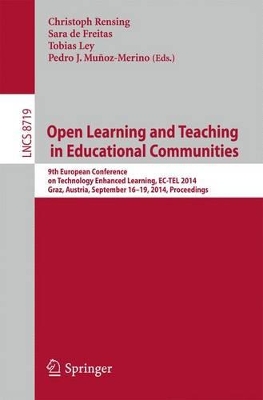 Open Learning and Teaching in Educational Communities book