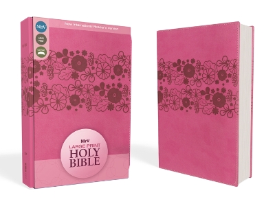 NIrV, Holy Bible, Large Print, Leathersoft, Pink book