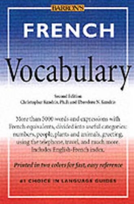 French Vocabulary book